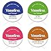 Vaseline Lip Therapy Tins, 4 pk