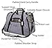 Mr. Peanut's Airline Approved Soft Sided Pet Carrier by, Two-Tone Luxury Travel Tote with Fleece Bedding, New Design, Under Seat Compatibility, Perfect for Cats and Small Dogs (Raspberry Red)