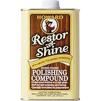 Howard RS0016 Restor-A-Shine Wood Finish Polishing Compound - 16 oz