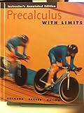 Hardcover Precalculus With Limits And College Algebra Tutor, Third Edition Book