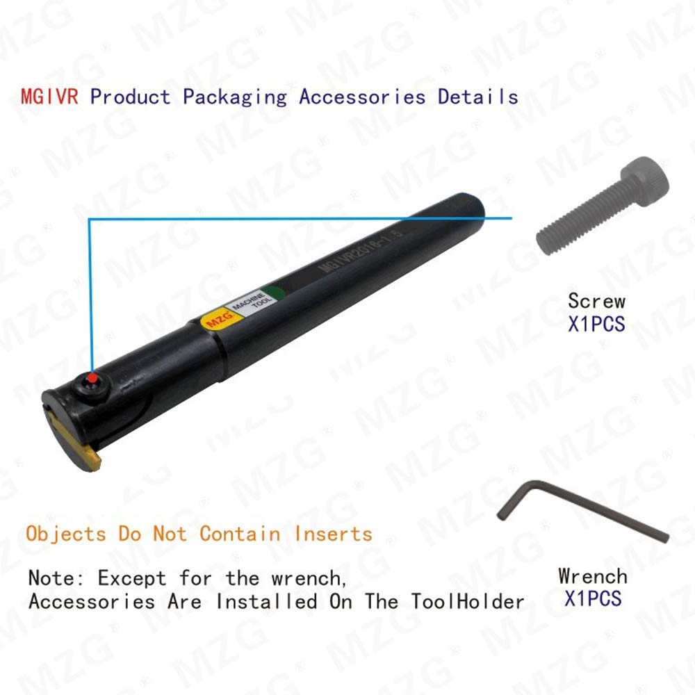 10PCS MGMN150-G PC9030 1,5 Mm Inserti In Carburo Per MGEHR MGIVR CNC - Foto 5