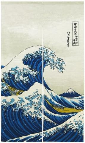 Amazon Com Storepocket Japanese Pattern Ukiyo E Goodwill Thirty Six Views Of Mount Fuji Great Wave Off Kanagawa Domestic 85cm 150cm No 1011 Home Kitchen
