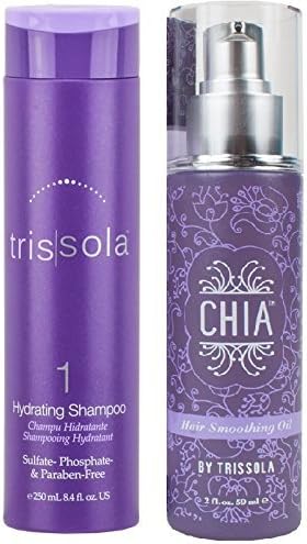 Trissola Hydrating Shampoo 8.4 oz + Chia Smoothing Oil 2 oz