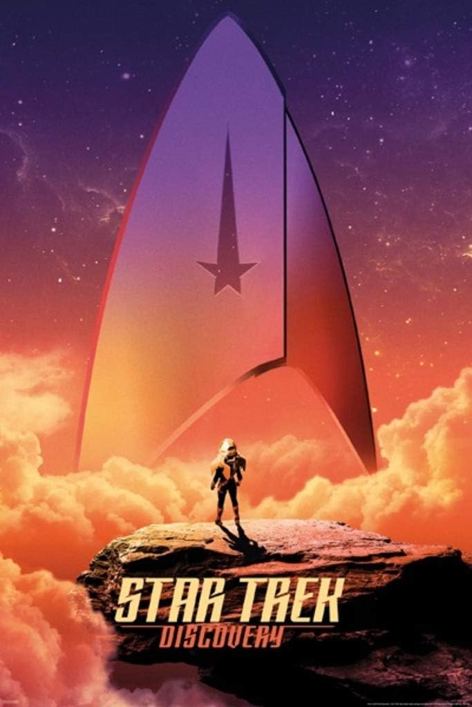 Pyramid America Star Trek Discovery Sky Badge Cool Wall Decor Art Print Poster 24x36