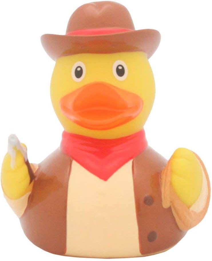LilaluCowboy Rubber Duck, 8x8x30.5 cm, Various