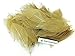 NAVA CHIANGMAI Rubber Tree Leaves - Pack of 100 Skeleton Leaves Decorative DIY Craft , Artificial Leaves Craft Card Scrapbook DIY Handmade Embellishment Decoration Art (Gold)
