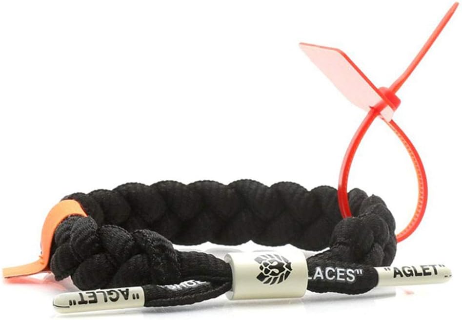 Lion Co OW White Bracelet Limited North Card Blue Black White Couple Lace Woven Bracelet