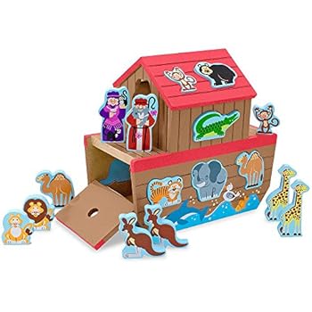 Toy Melissa & Doug Noah's Ark Shape Sorter Book