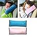 Oexper 2 Pack Auto Pillow Car Safety Belt Protect Shoulder Pad Adjust Vehicle Seat Belt Cushion for Kids Children Adult (Blue, Pink)