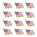 HUIANER 15 pcs American Flag Waving Lapel Pins U.S.A. United State