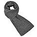Vbiger Unisex knitted Scarf Warm Wrap Shawl Thickened Winter Infinity Scarf for Men and Women (Dark Grey)