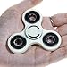 Yomaxer Fidget Spinner Tri-Hand Spinner 608 Hybrid Ceramic Bearing Nylon Solid Build Round Edge EDC Toy Good for ADHD ADD Autisms (Cream white)