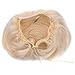 FESHFEN Bridal Hair Bun Updo Scrunchy Scrunchie Hairpiece Wig Hair Ribbon Ponytail Extensions Clips Straight Drawstring Hair Chignons Topknot Knot-4# Medium Brown