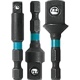 Makita A-97673 Impactx 3 Pc 2″ Socket Adapter Set