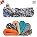 Chillbo Shwaggins Inflatable Couch – No-Pump Setup, Ripstop Polyester, Stability Pegs, Fun Prints, Portable Air Lounger for Beach, Camping, Festivals, and Tailgating - Urban Camo