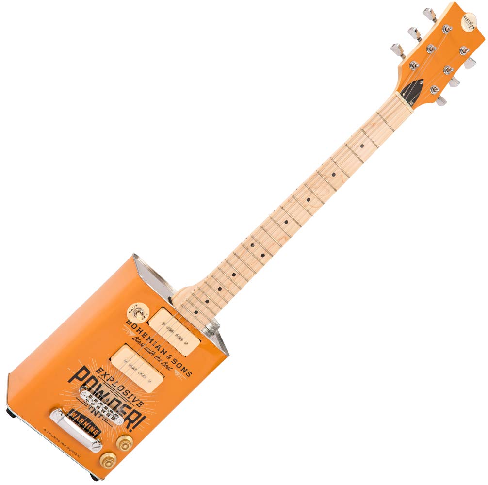 Bohemian BG15TNT 2 P90 TNT Oil Can Guitar