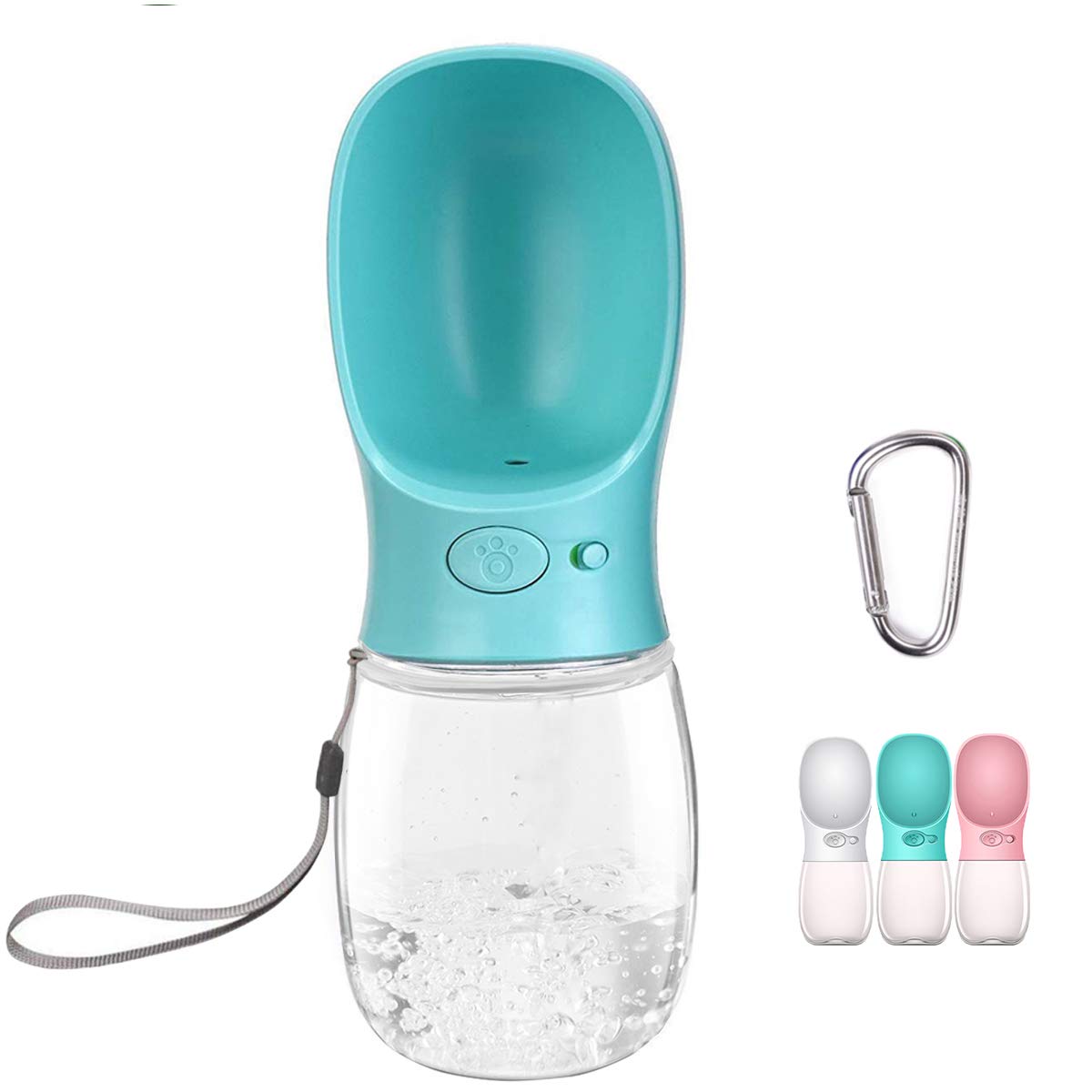 COTOP Dog Water Bottle Portable Dog Drinking Bottles for Walking Travel,Leak-Proof Puppy Water Dispenser & Feeder for Hiking, Camping, Outdoor Doggy Drinking Gift-350ml