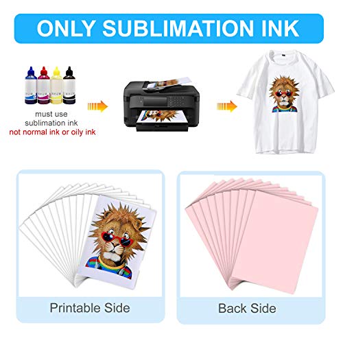 sublimation paper with normal ink