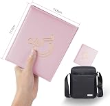 Vicloon Disabled Badge Holder PU Leather Blue Pink Hologram Safe Timer Holder view 2