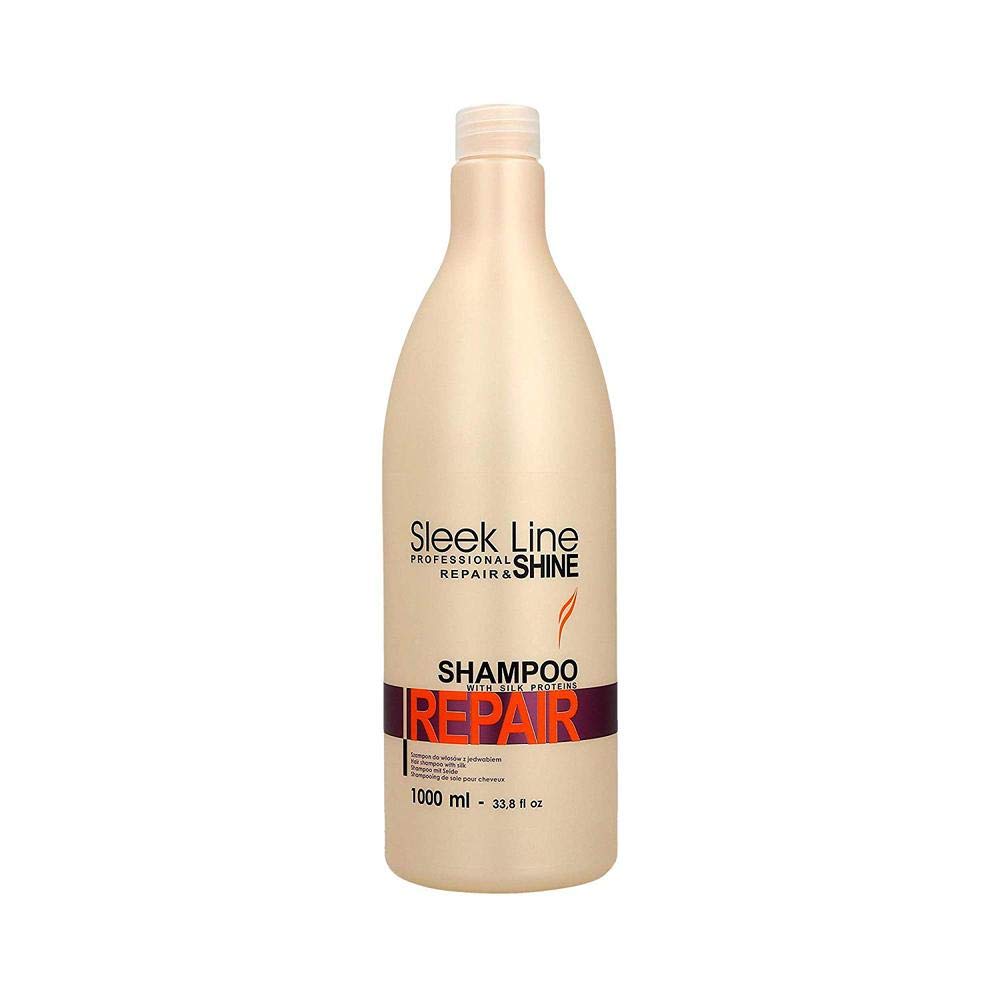 Stapiz Sleek Line Silk Protein Shampoo, 1000 ml