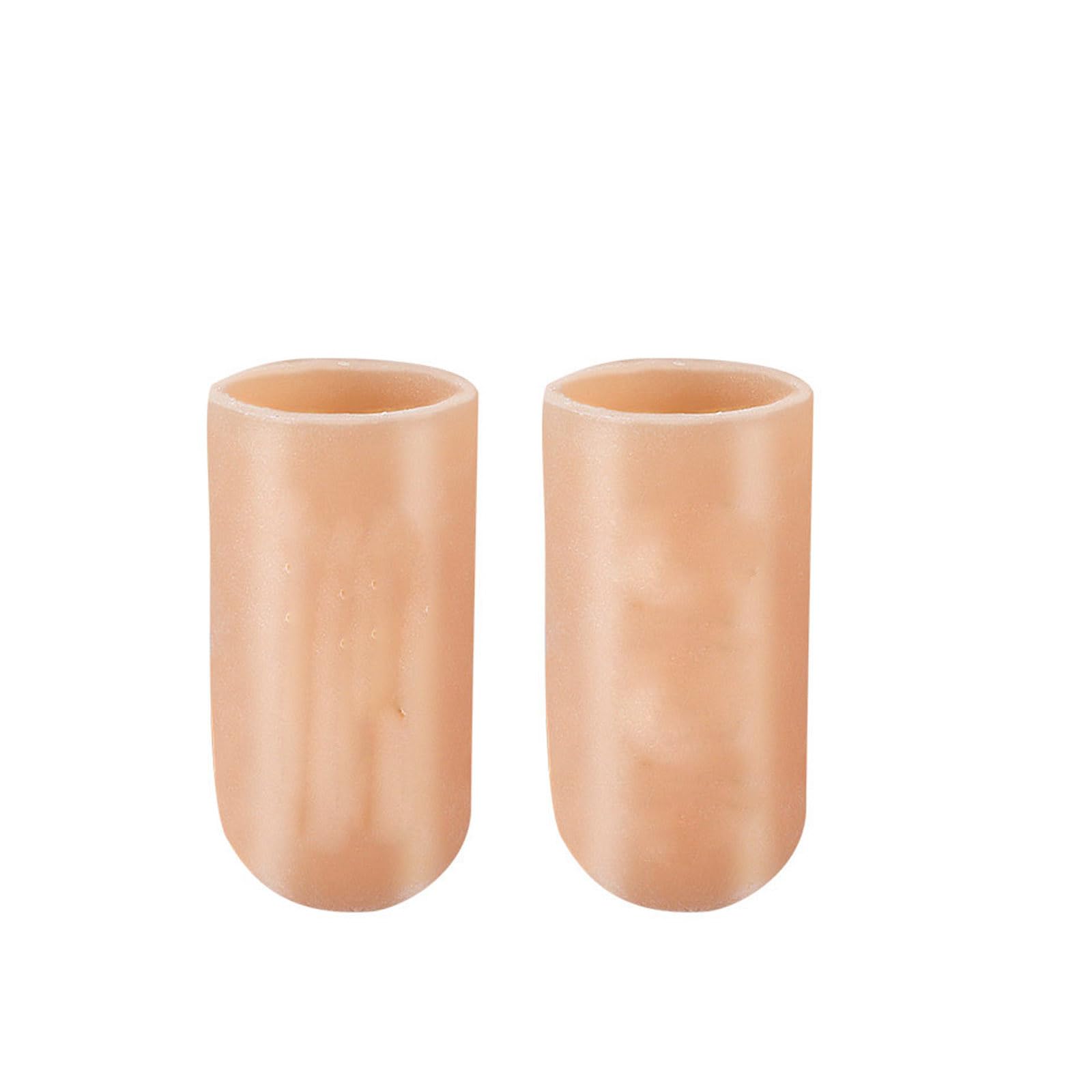 Ieron Gel Finger Cots, Silicone Finger Sleeves, Pack Of 10, Breathable Finger Caps, For Trigger Fingers, Hand Eczema, Blisters, Finger Cracking, Finger Arthritis, And More.