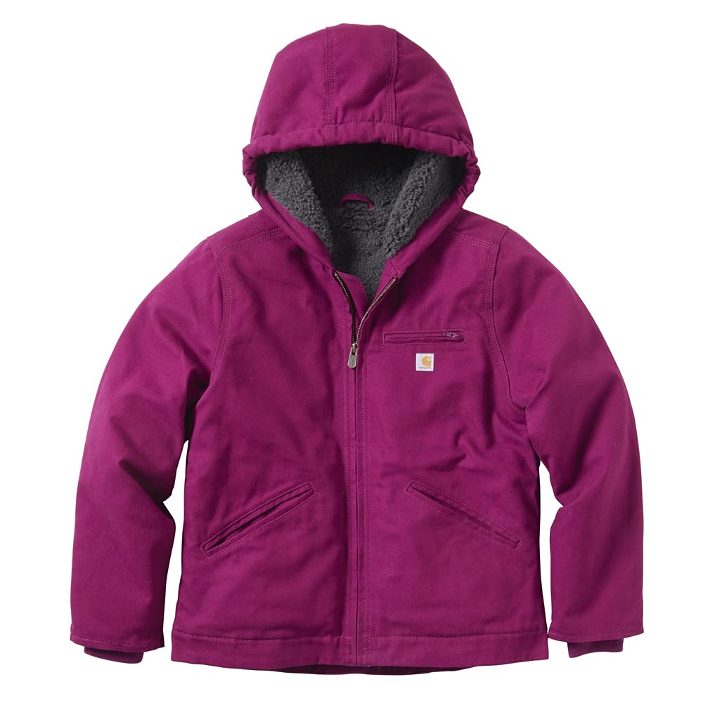 Carhartt Kid's CP9547 Canvas Insulated Hooded Jacket - Girls