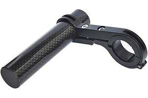 UPANBIKE Bike Handlebar Extender Extension Carbon Fiber Bracket Aluminum Alloy Clamp for Bicycle Speedometer Headlight Light 