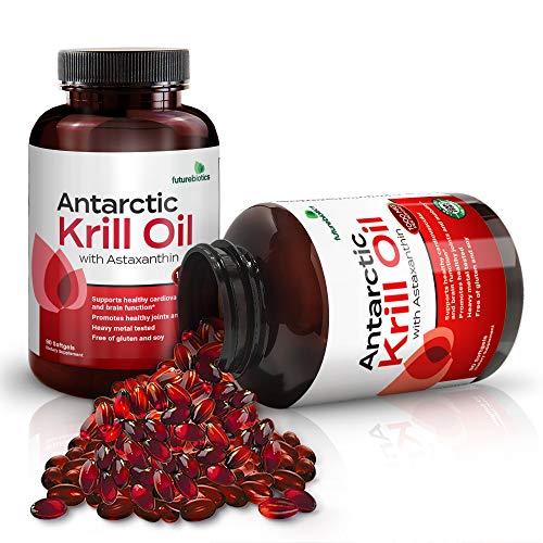 Futurebiotics Antarctic Krill Oil with Omega3s EPA, DHA, Astaxanthin