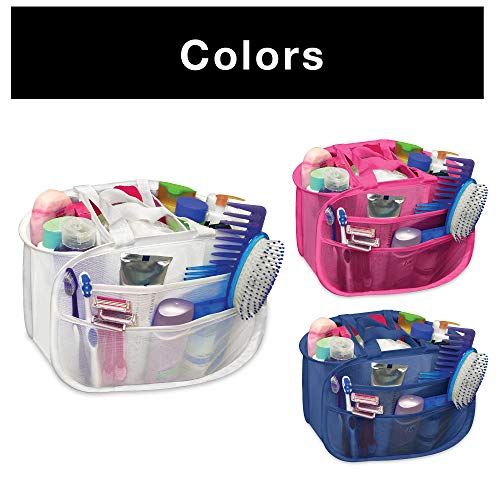 Smart Design PopUp Shower Caddy w/ 7 Compartments & Strap Handles