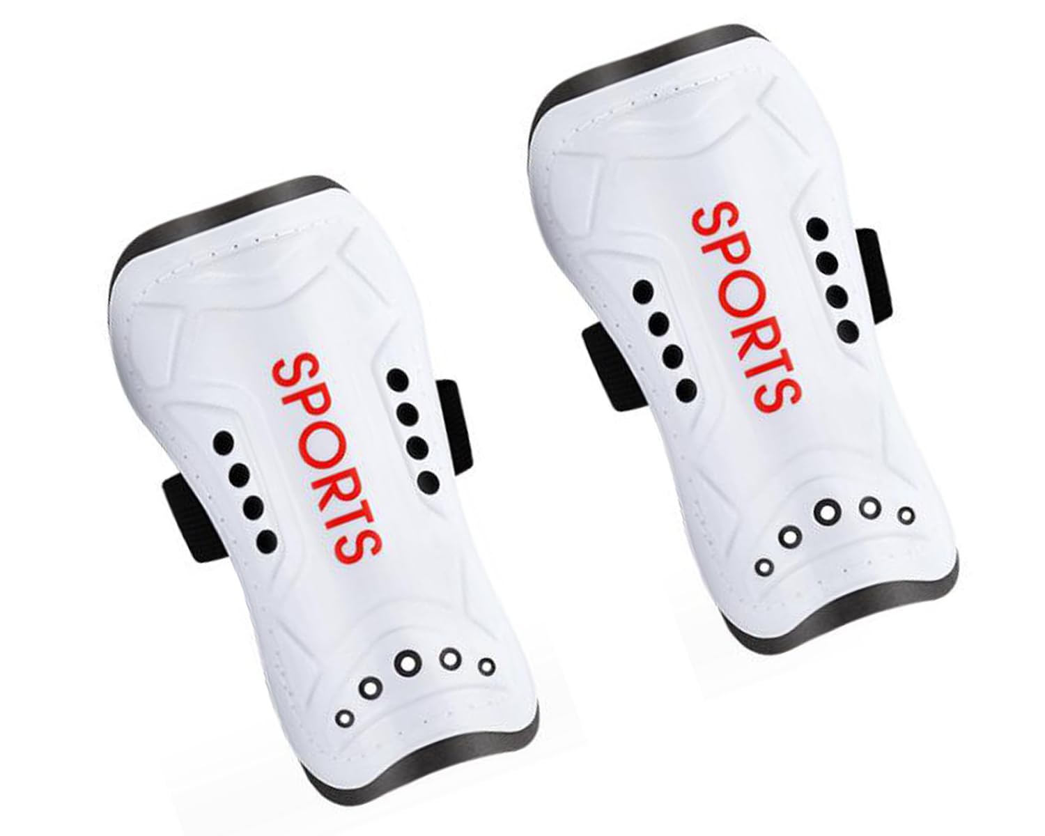 Shin Pads,Soccer Shin Guards,7-16 Years Child Soccer Shin Pad,Lightweight Breathable Protective Gear Football Shinguard,Football Shin Pads(White)
