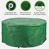 ADEPTNA Heavy Duty Large Round Patio Table Cover 225cm x 98cm view 5