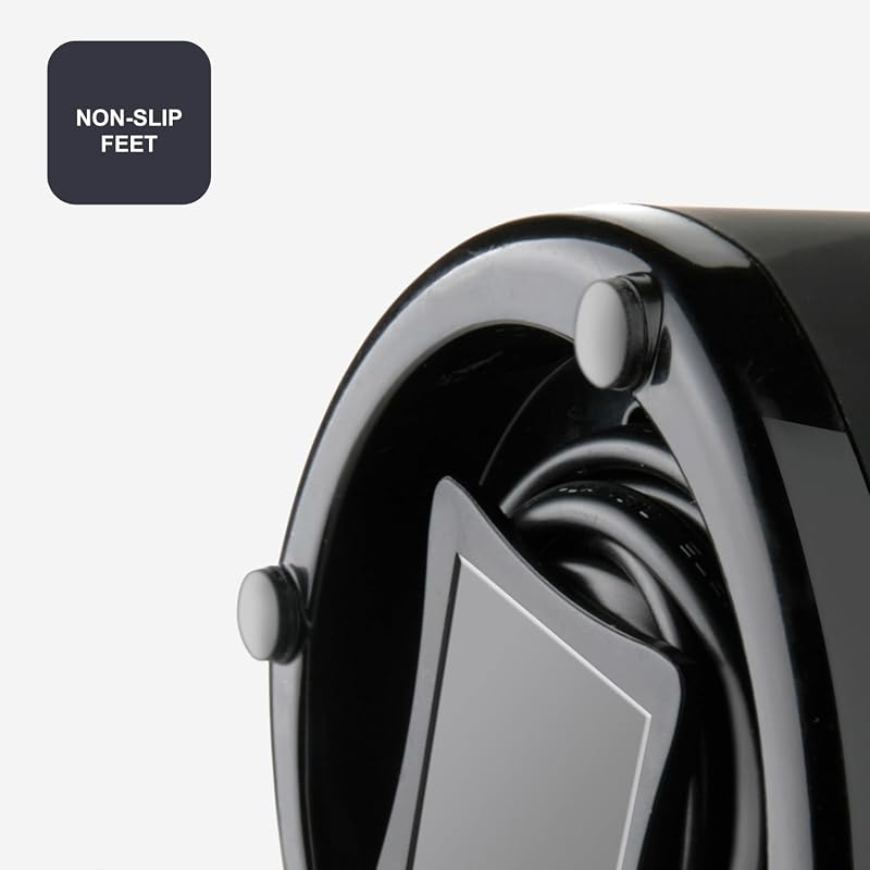 - Molino Eléctrico 150W | Cuchillas de Acero Inoxidable | Capacidad 50g | Sistema de Bloqueo | Recogecables | Pies Antideslizantes | Compacto y Elegante | Ideal para Café y Especias, Rojo