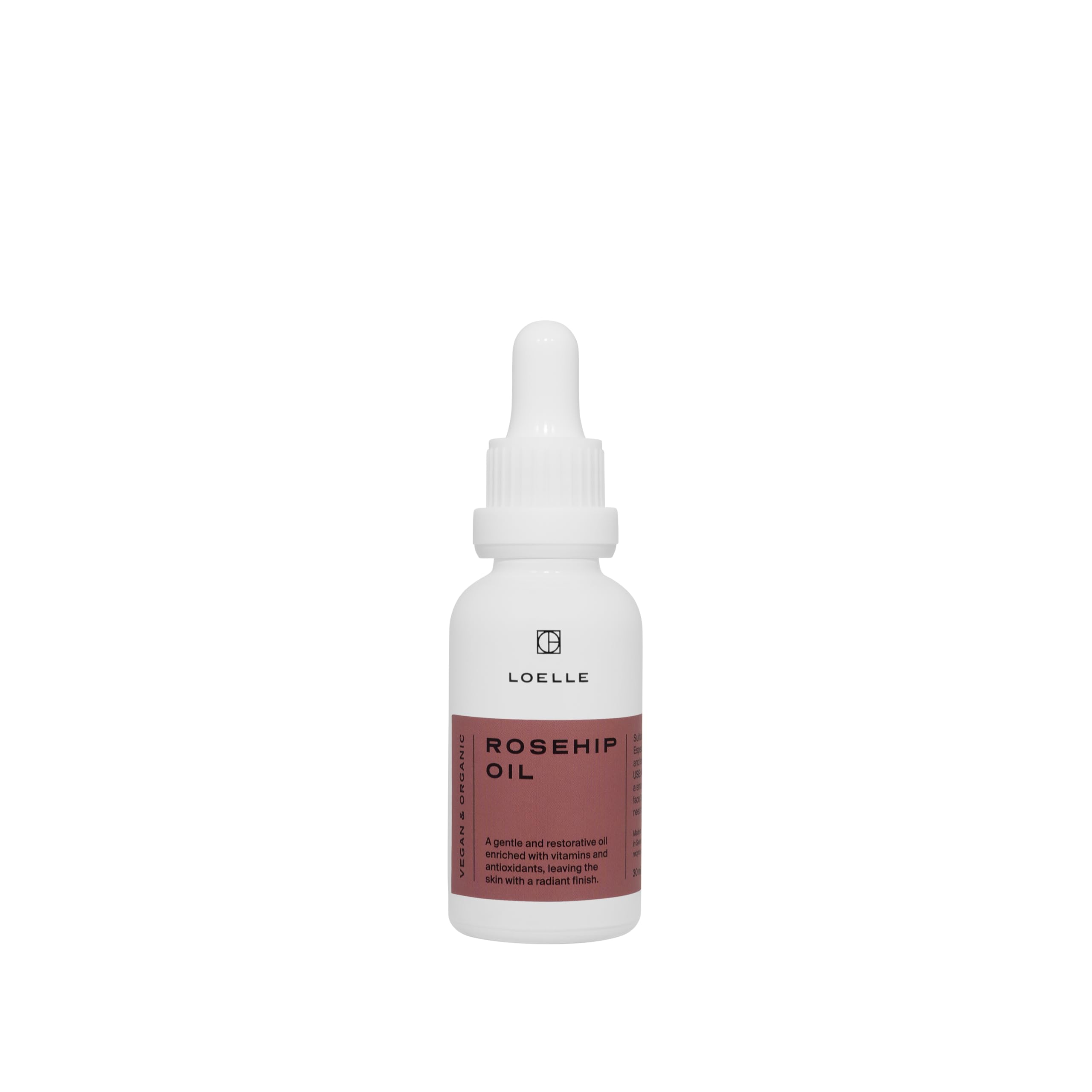 Loelle - 100% Pure Rosehip Oil for Face with High Vitamin E Content - Regenerating Remedy Against Eczema and Scars - Anti-Wrinkle Moisturiser - Harvested in Chile (30ml)
