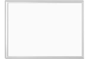 U Brands Dry Erase Board White Board, 24"x18", Silver Aluminum Frame, Melamine Surface