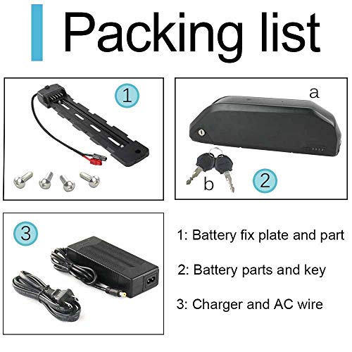 Unit Pack Power 52V 17.5Ah Polly eBike Battery Electric Bike Lithium