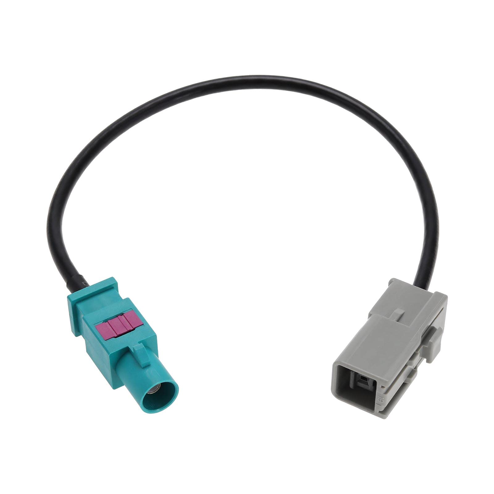 ECSiNG Fakra Z Male Plug to GT5 Male Plug Antenna Adapter RG174 Wire Gauge 20cm for GPS Navigation Receiver Radio Unit FM/AM/Satellite Radio