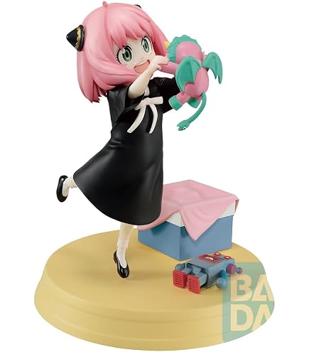 Banpresto Figure Break Time Collection - Anya Forger & Penguin Di Spy X Family, Bandai Spirits, 10,9 Cm