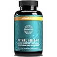 Primal Harvest Omega 3 Fish Oil Supplements, 30 Servings Soft Gels Capsules w/ 1000mg EPA + DHA Supplements, No Fishy Burps Non-GMO Omega 3 Fatty Acid