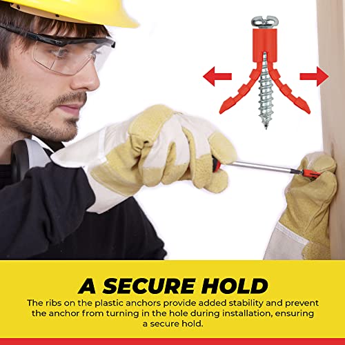 Qualihome Drywall and HollowWall Anchor Assortment Kit, Anchors