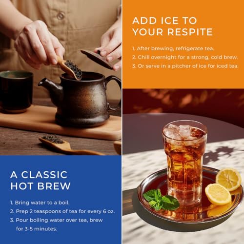 GYA TEA CO CEYLON BLACK TEA LOOSE LEAF TEA – 5.29 OZ 70 CUPS HIGH CAFFEINE TEA CEYLON BLACK TEA – 100% PURE NATURAL LOOSE LEAF BLACK TEA LOOSE TEA – 0 CALORIES SUGAR-FREE FRUIT TEA LEAVES LOOSE LEAF