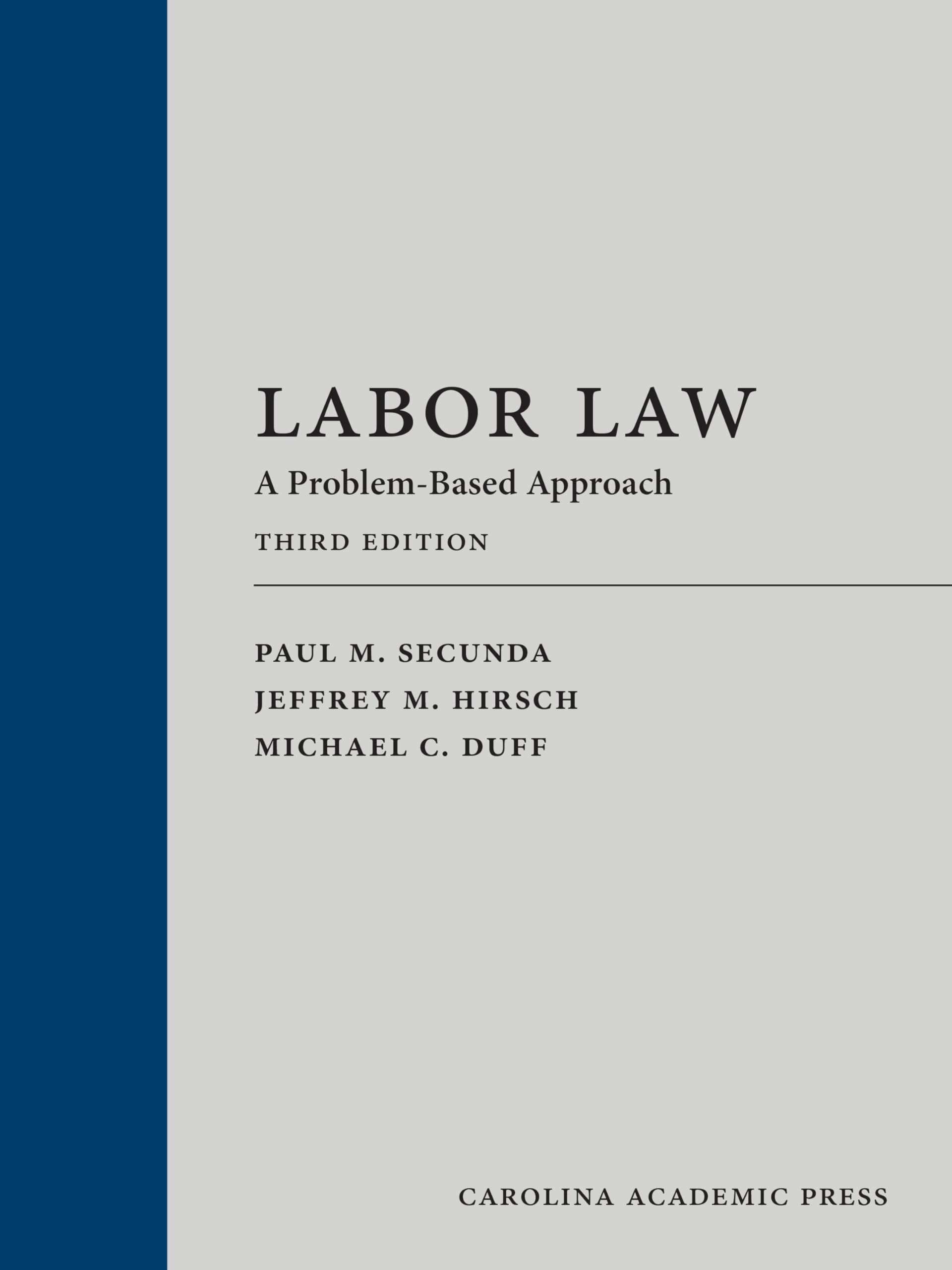 Labor Law:Problem Based Approach