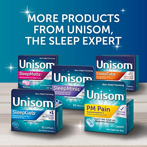 Unisom SleepTabs, Nighttime Sleepaid, Doxylamine Succinate, 80 Tablets
