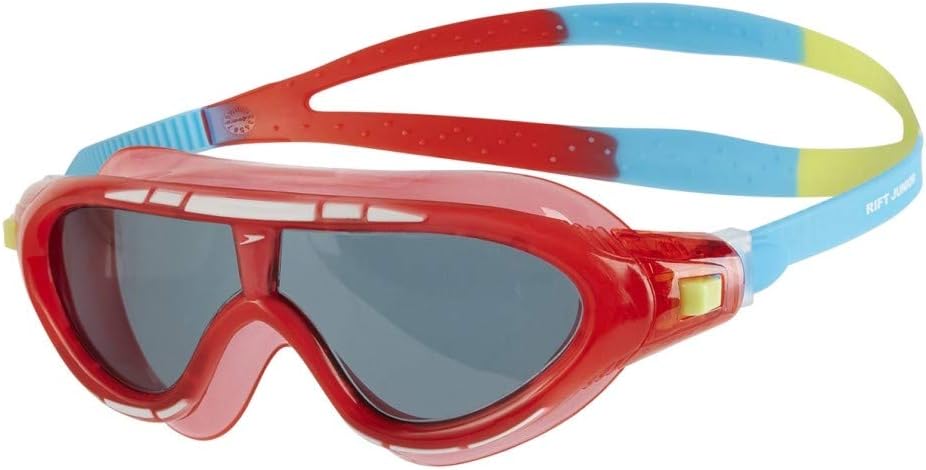 Speedo Biofuse Rift Swimming Goggles Unisex Adults Anti-Fog Anti-Leak Lava Red