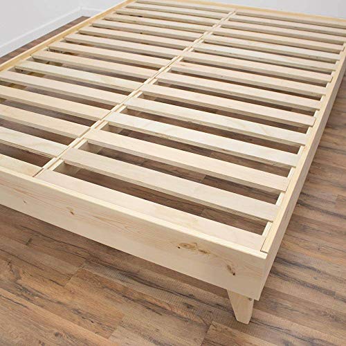 eLuxurySupply Wood Bed Frame Made with 100 New Zealand Pine Solid