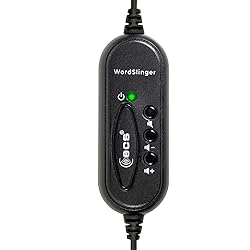 ECS WordSlinger USB Transcription Headset, 7-Foot