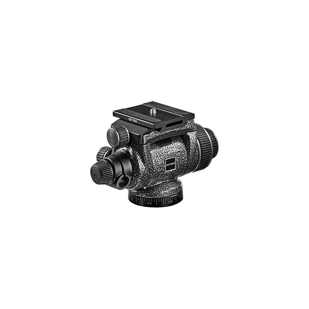 Gitzo 2 Way Tripod Fluid Head for CSC and DSLR Cameras, Birdwatching and Nature Photography, Ultralight Magnesium, up to 6 kg, for Photographers and Videographers, 6 kg Payload