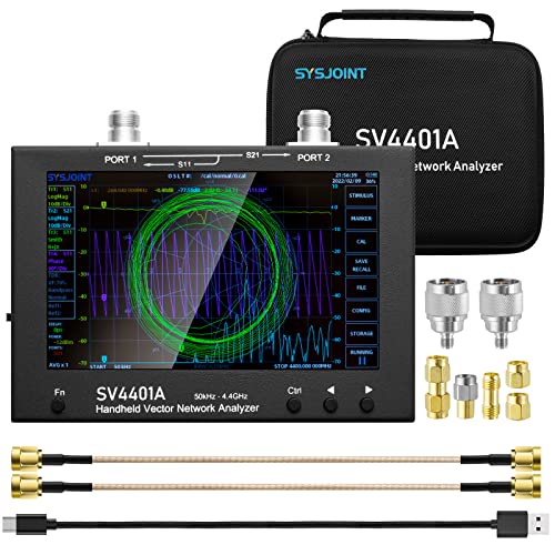 AURSINC 7in NanoVNA SV4401A Vector Network Analyzer 50KHz4.4GHz HF VHF