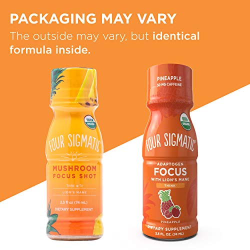 Four Sigmatic Adaptogen Focus Shot Lion’s Mane Mushroom Supplement