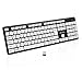 aLLreLi KA150G Wireless Keyboard with 18 Multimedia Function Keys and Ultra Slim Keycaps for PC