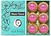 Moon Flower Six Organic Handmade Large and Lush Bath Bomb Gift Set